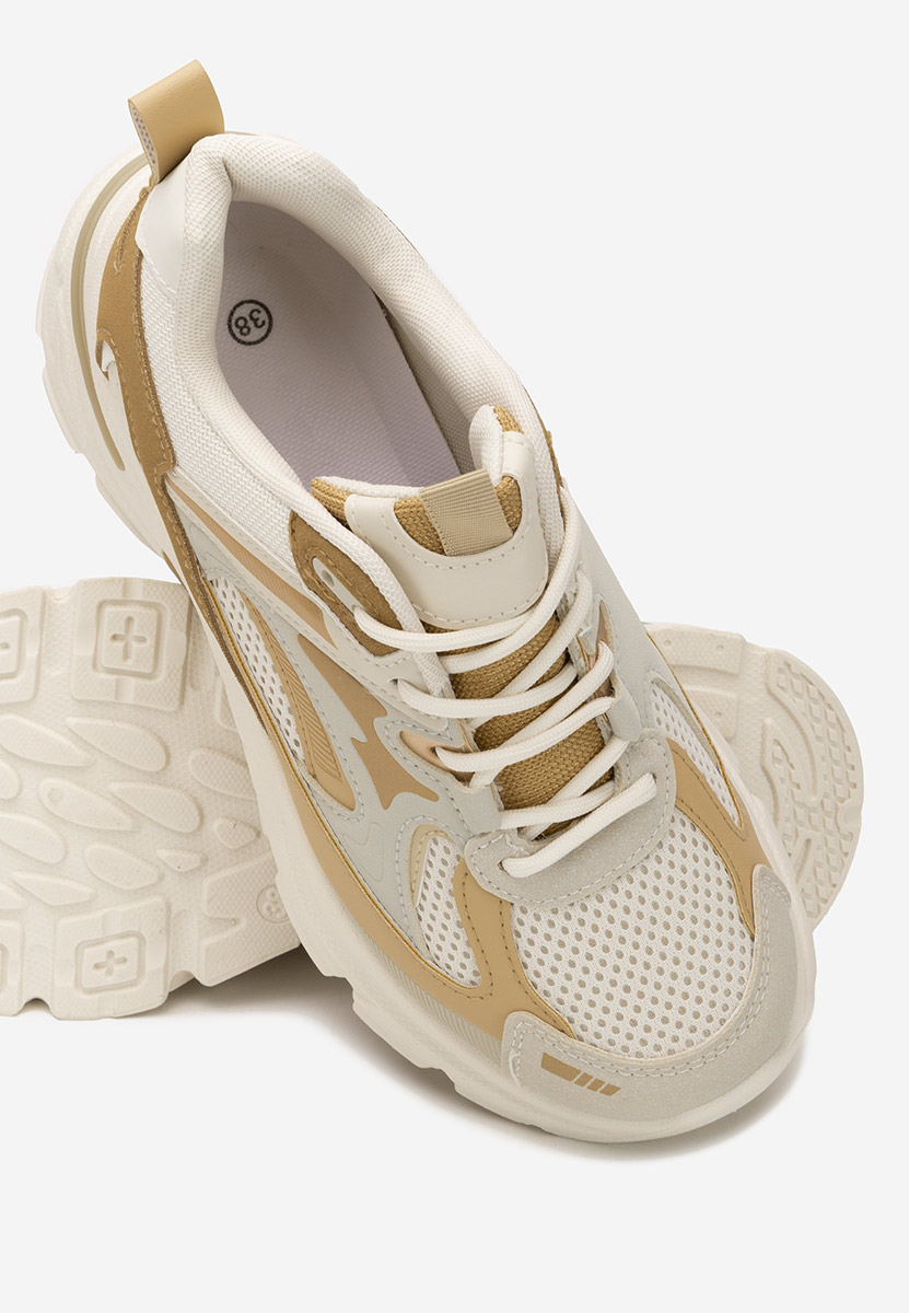 Sneakers con plateau Zoriva cachi