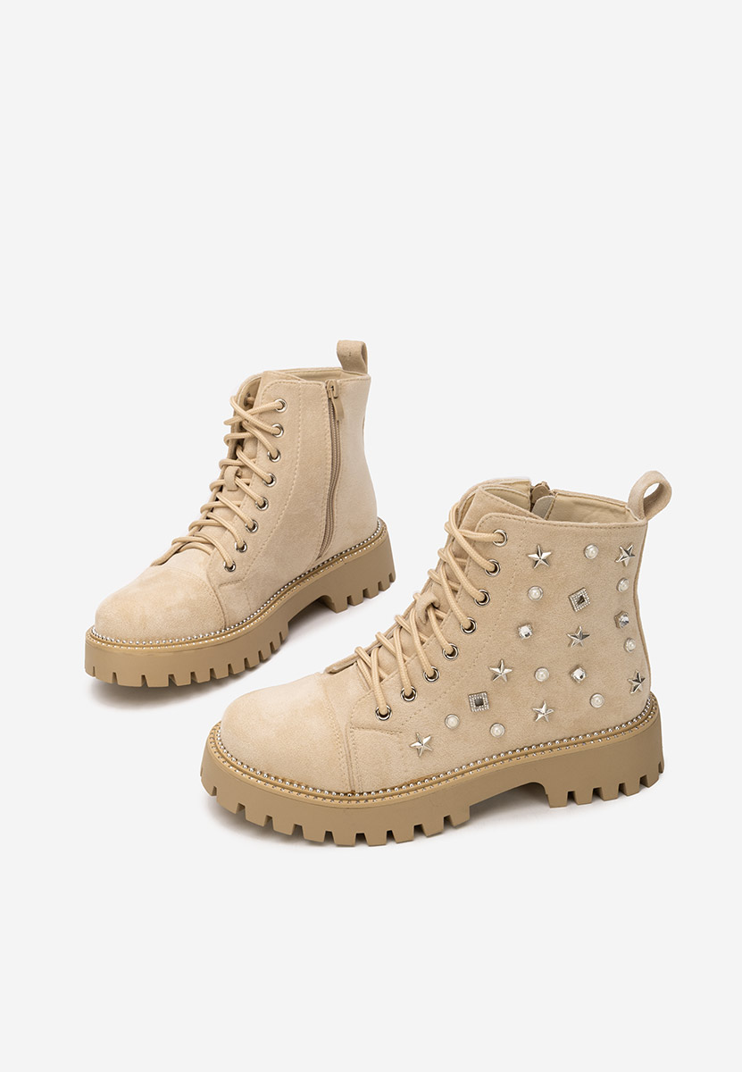 Scarponcini donna Stelyana beige