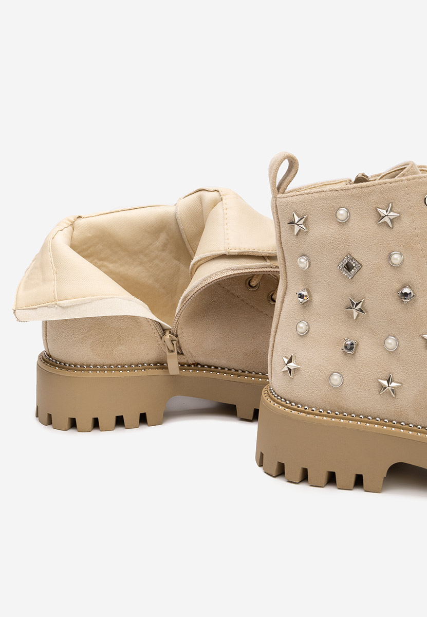 Scarponcini donna Stelyana beige