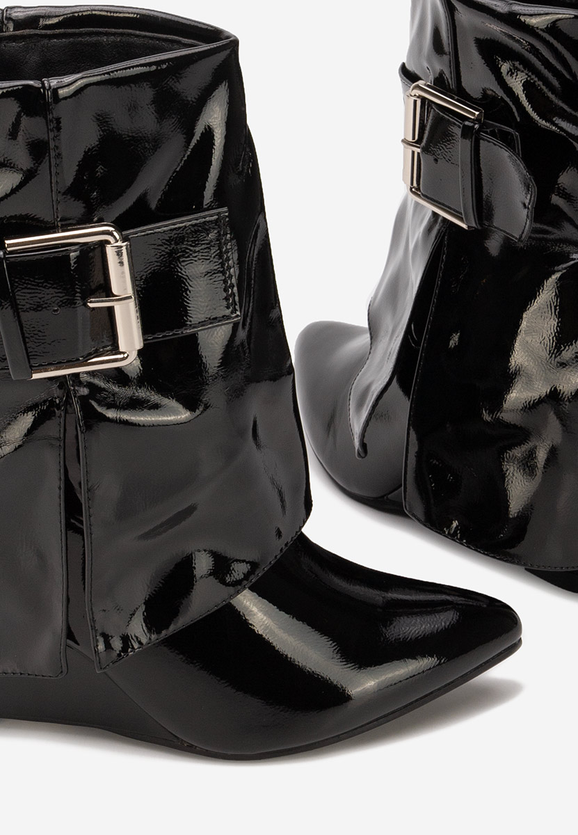 Tronchetti con zeppa Irinea nero