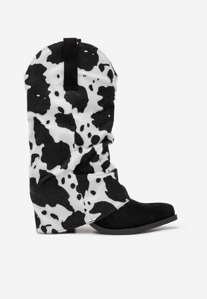 Stivali cowboy donna Stolia animal print