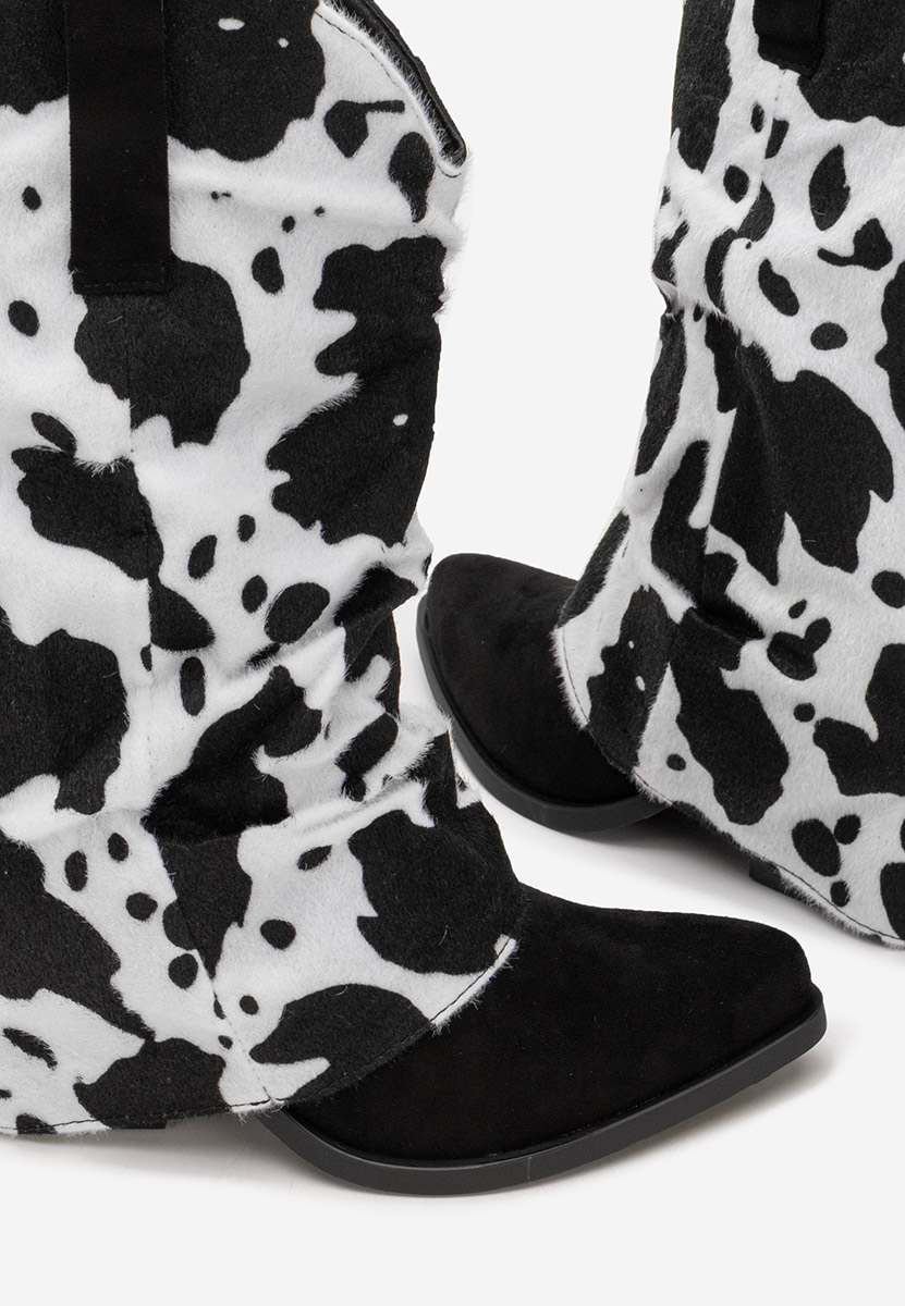 Stivali cowboy donna Stolia animal print
