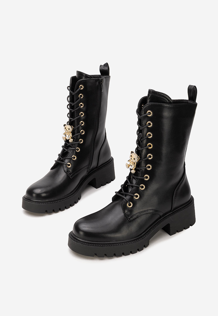 Anfibi donna Fabina nero