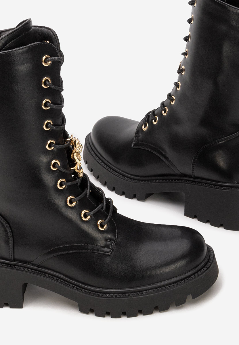 Anfibi donna Fabina nero