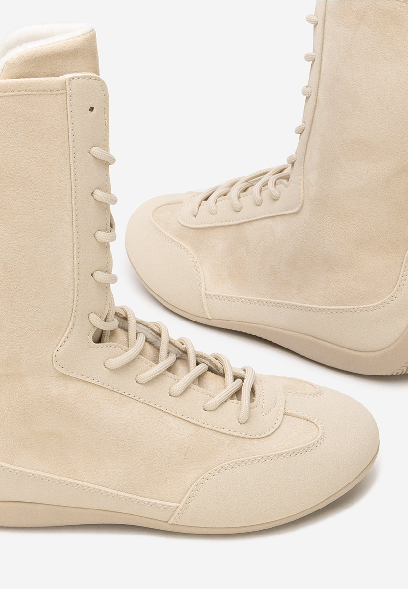 Scarpe da ginnastica High-Top Stelia beige