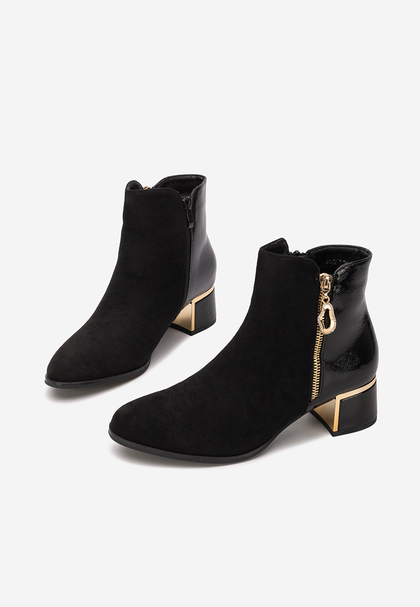 Tronchetti con tacco largo Daisina nero