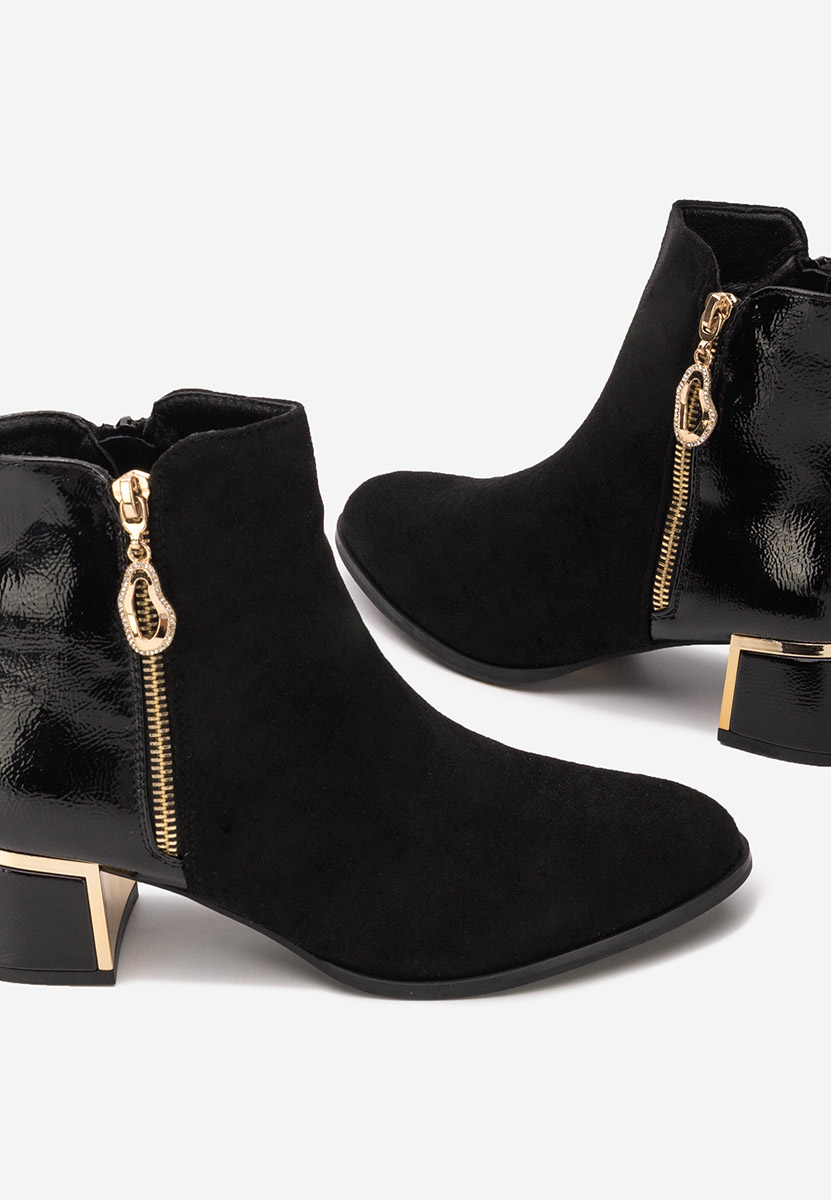 Tronchetti con tacco largo Daisina nero