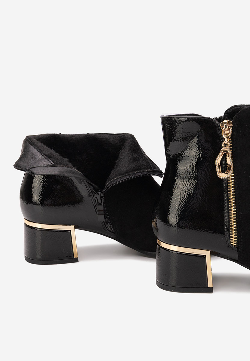 Tronchetti con tacco largo Daisina nero