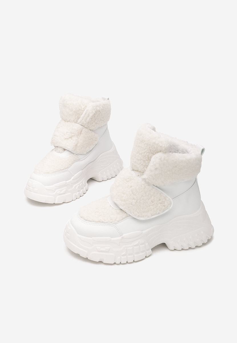 Sneakers donna invernali Comino bianchi