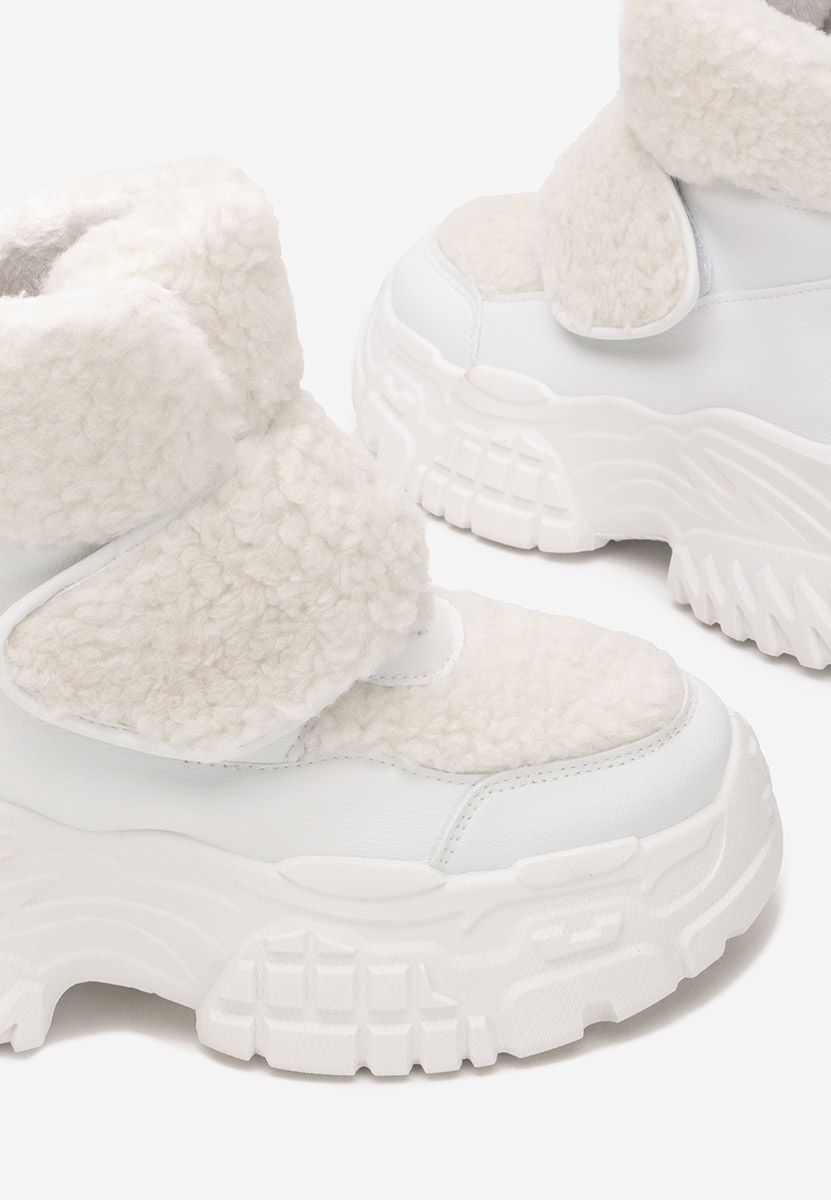 Sneakers donna invernali Comino bianchi