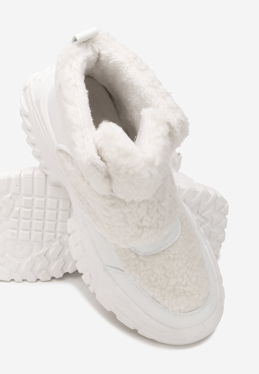 Sneakers donna invernali Comino bianchi