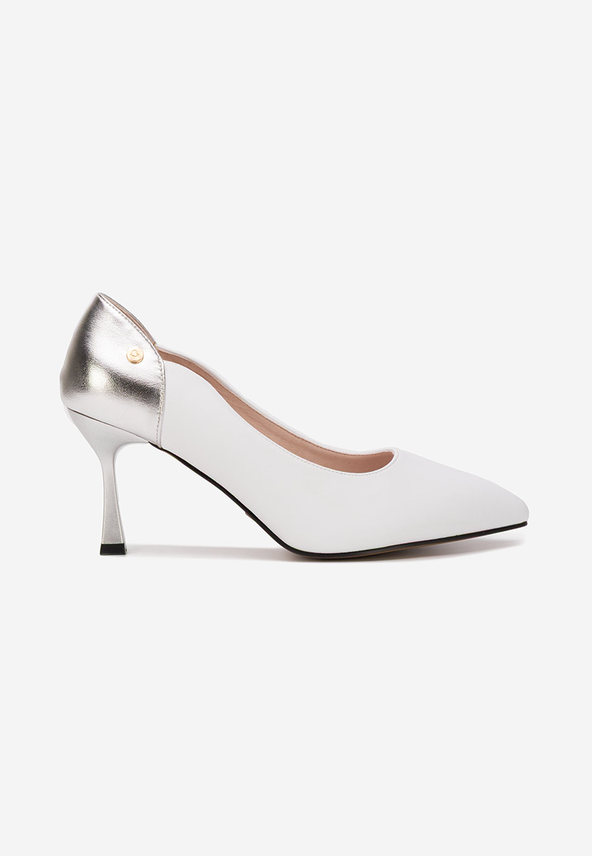 Décolleté tacco a spillo Karita bianchi