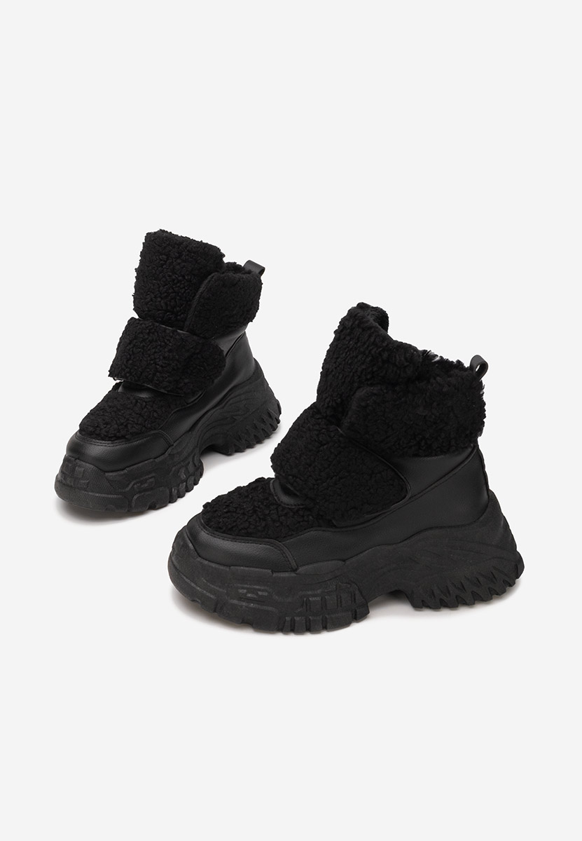 Sneakers donna invernali Comino nero