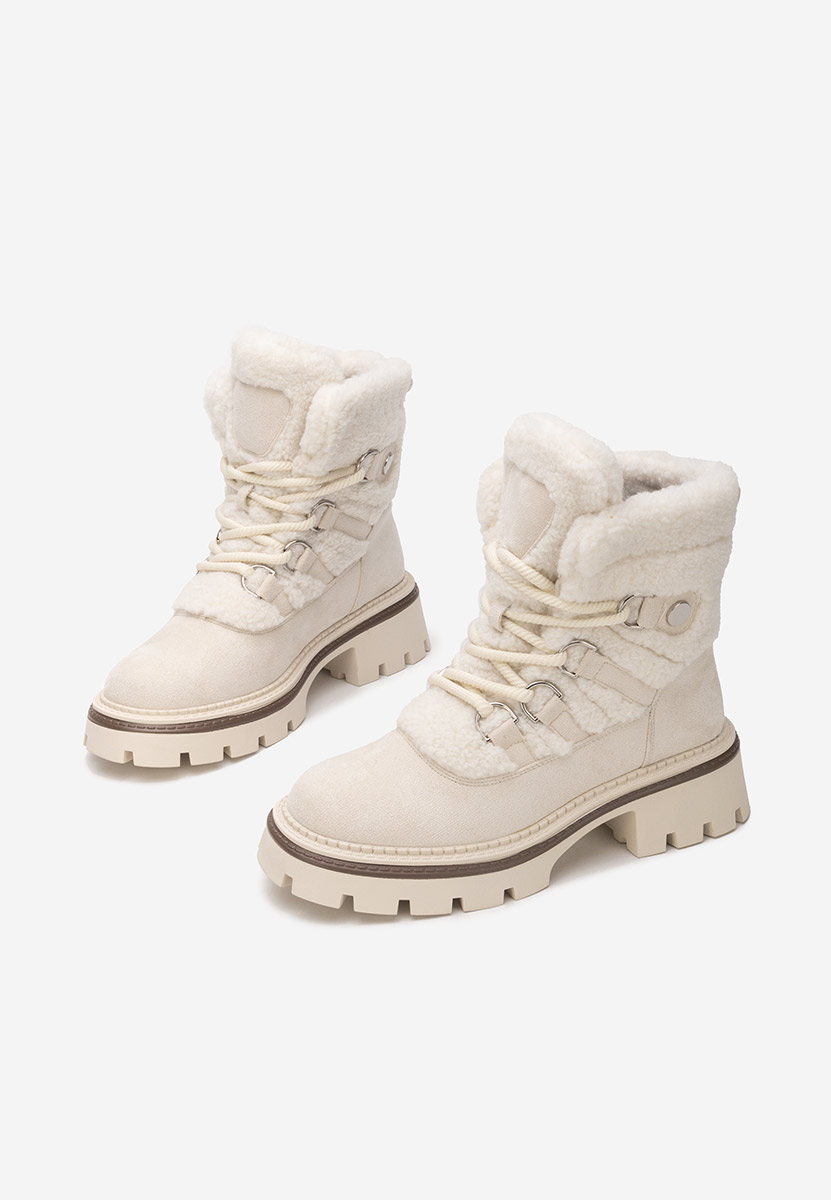 Stivaletti invernali donna Kalindra beige