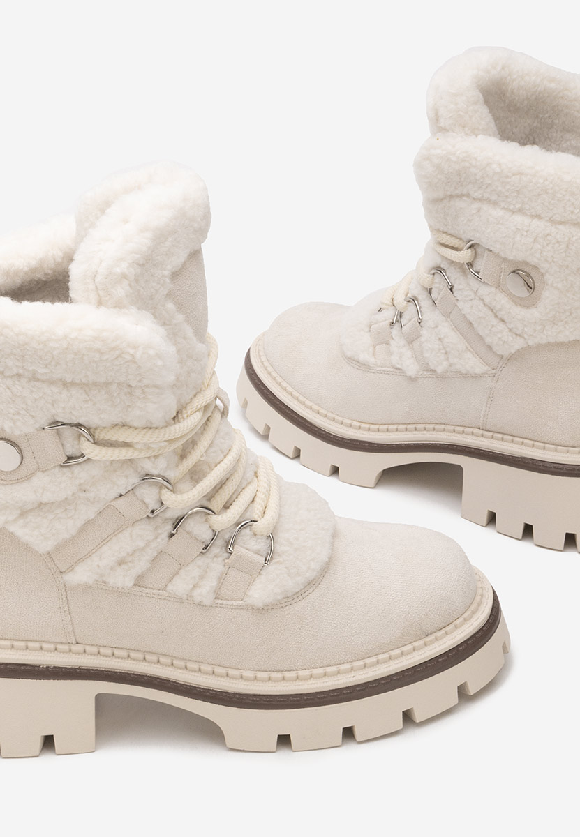 Stivaletti invernali donna Kalindra beige