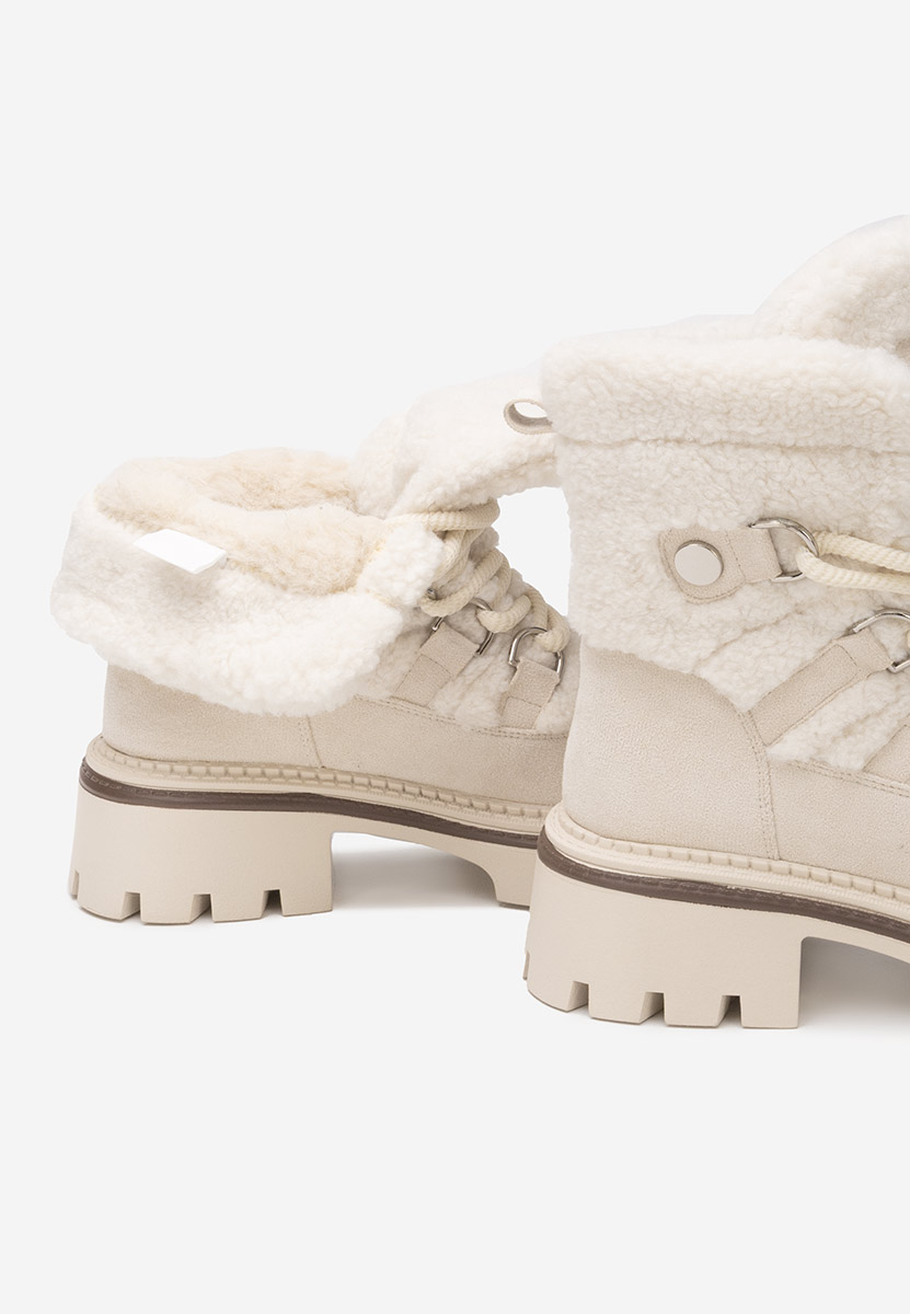 Stivaletti invernali donna Kalindra beige