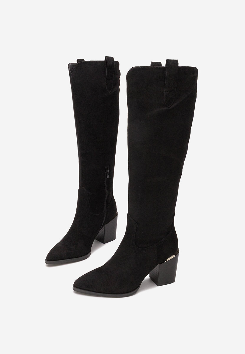 Stivali con tacco Jasaria nero