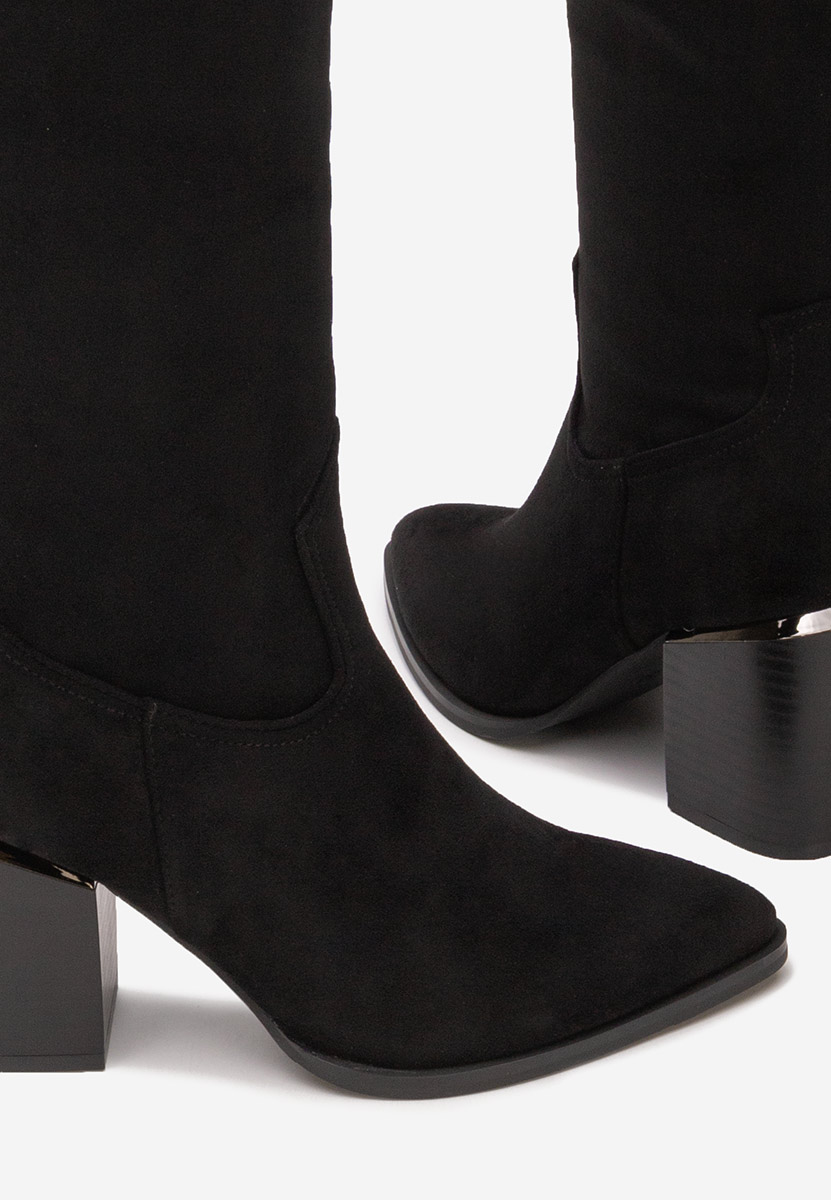 Stivali con tacco Jasaria nero