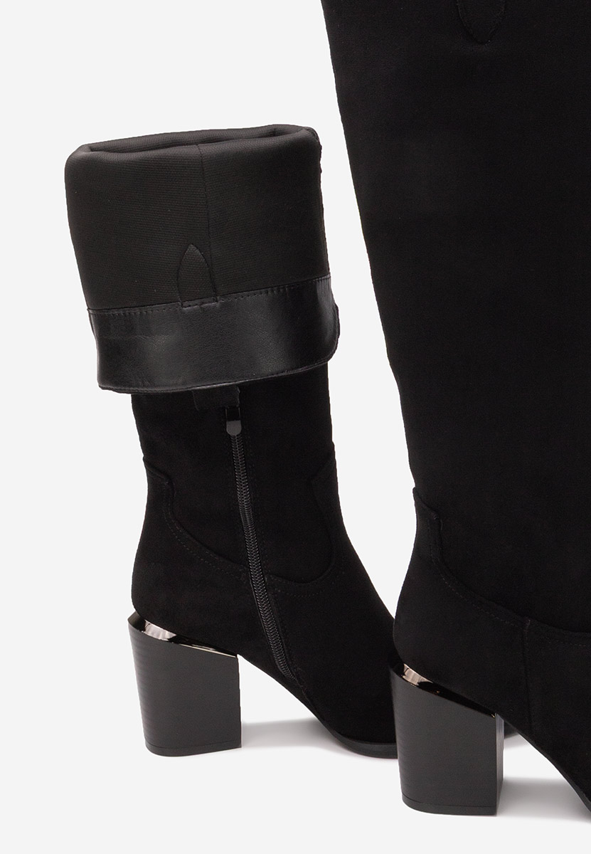 Stivali con tacco Jasaria nero