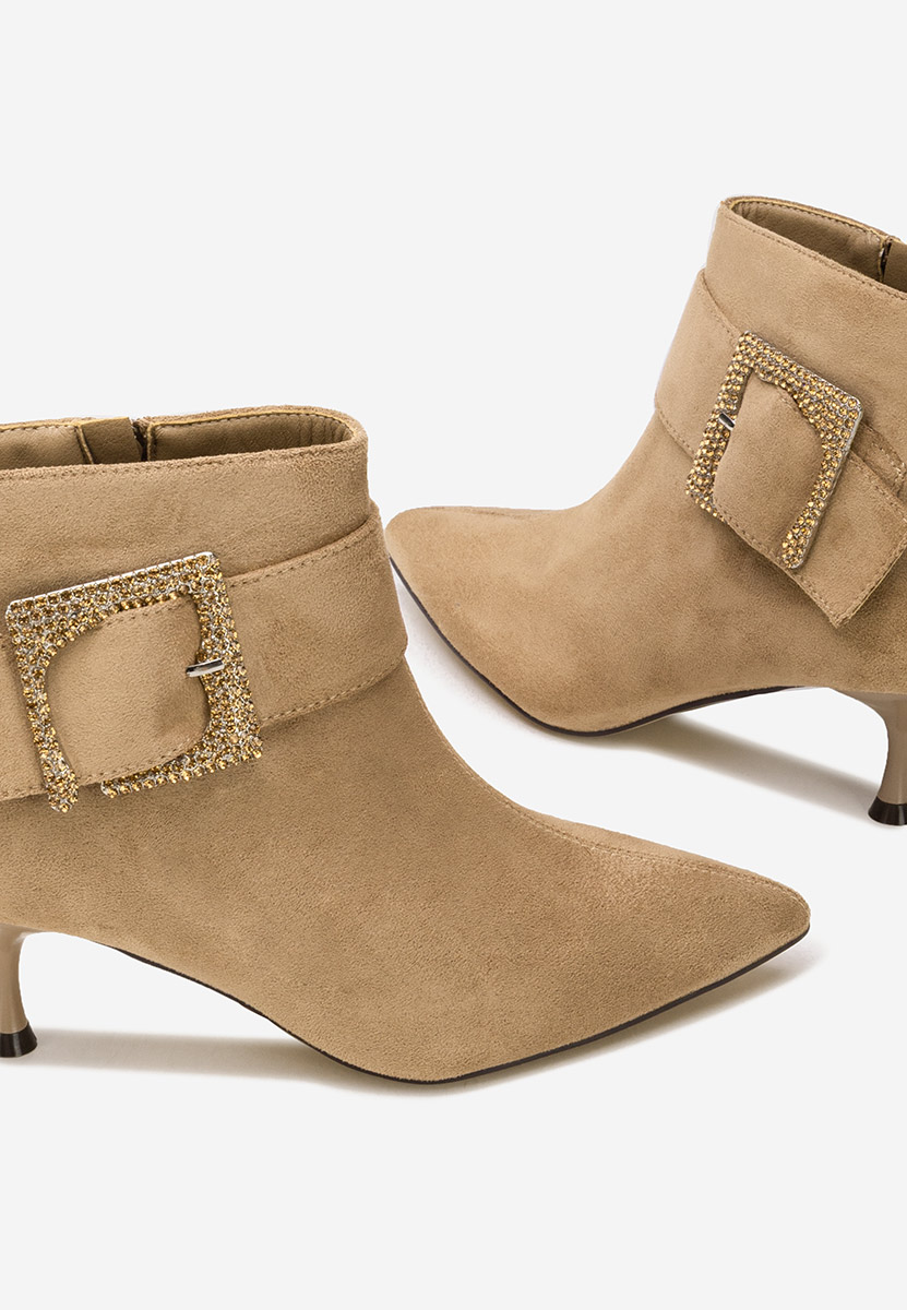 Tronchetti tacco a spillo Karlene cachi