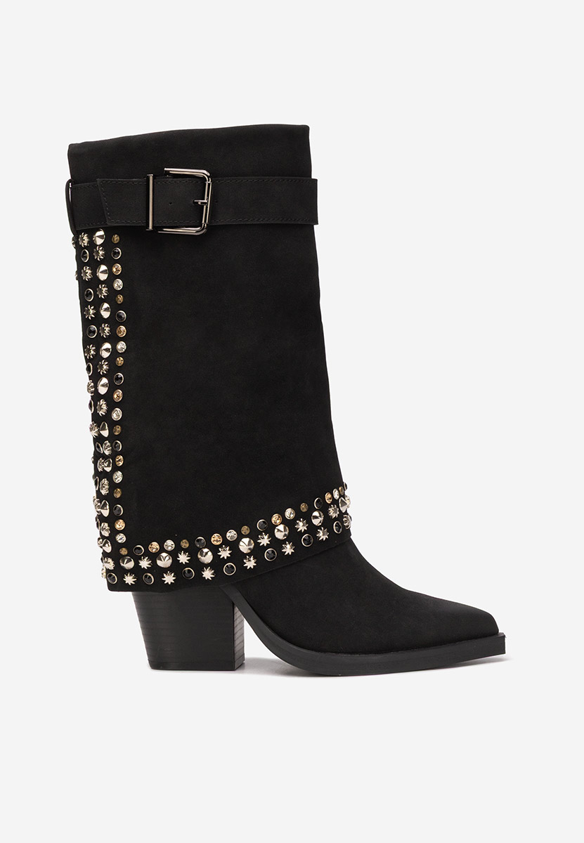 Stivali con tacco Melvora nero