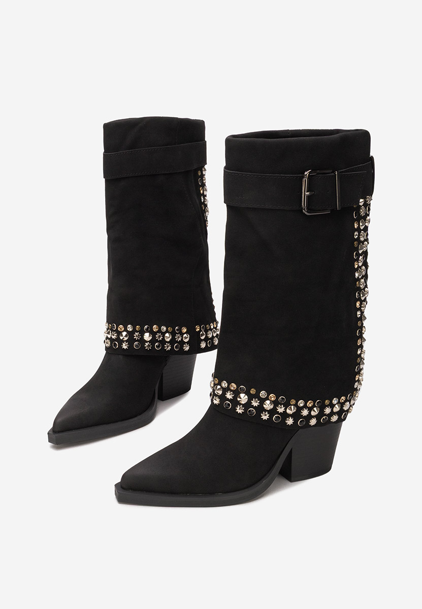 Stivali con tacco Melvora nero