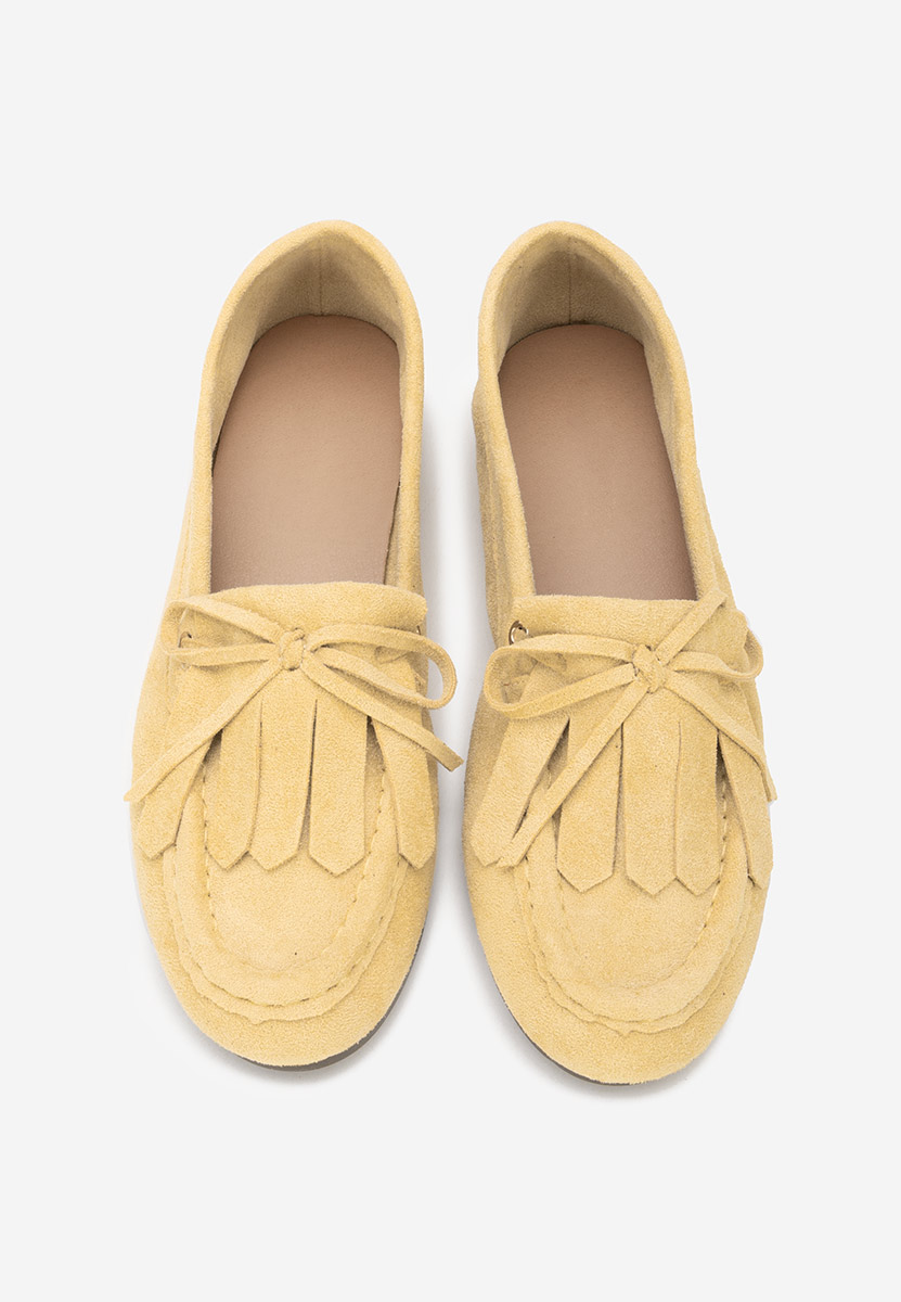 Mocassini da donna Calistia gialli