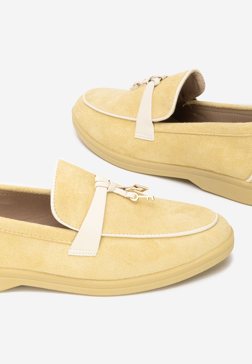 Mocassini da donna Raquella gialli