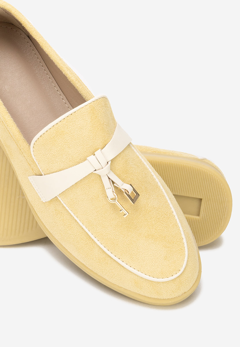 Mocassini da donna Raquella gialli
