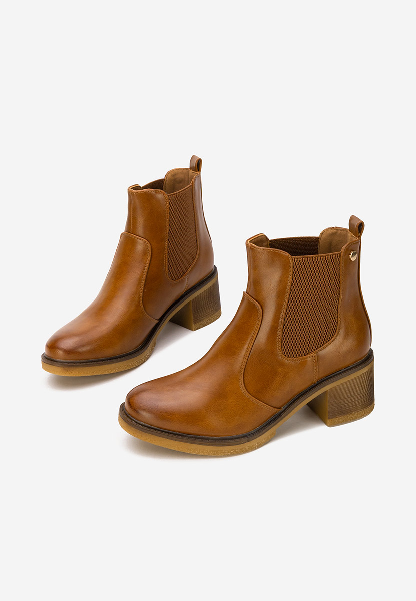 Stivaletto chelsea donna Flaviama camel
