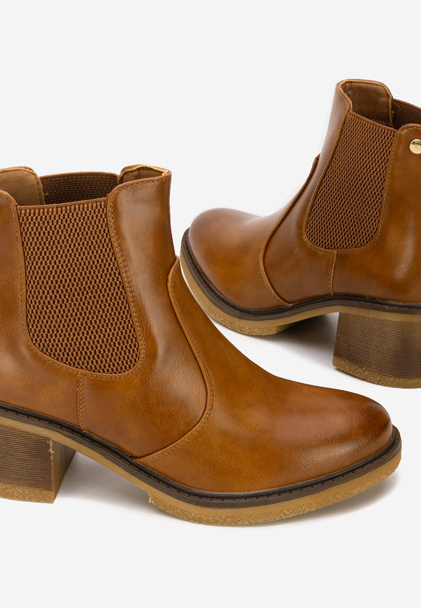 Stivaletto chelsea donna Flaviama camel