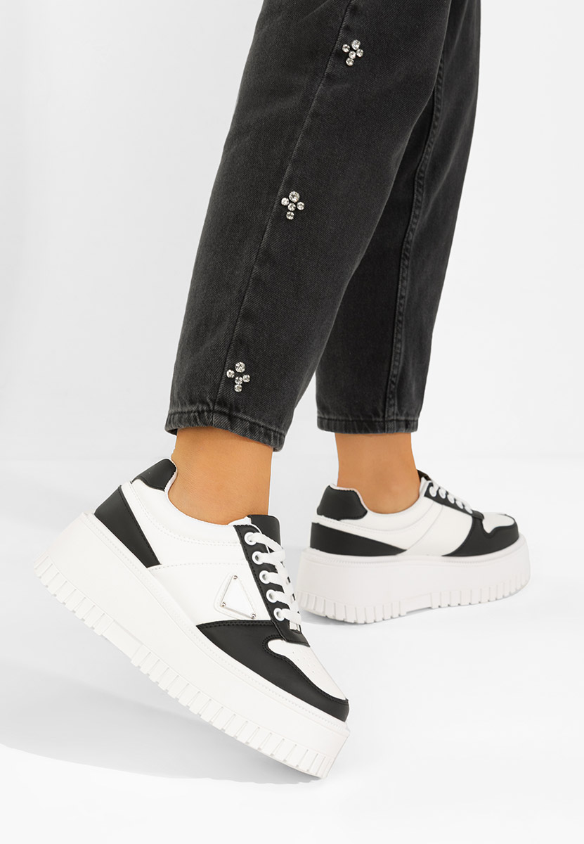 Sneakers con plateau Madaline nero