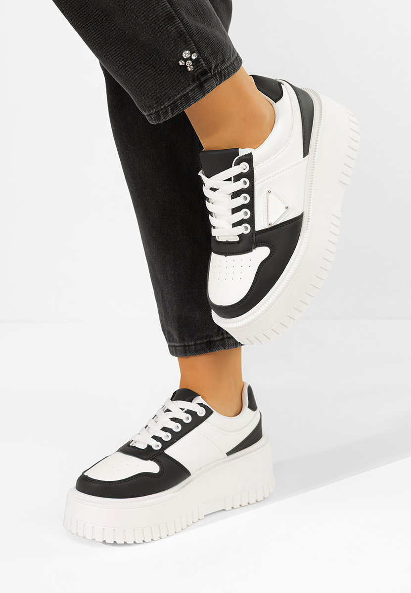 Sneakers con plateau Madaline nero