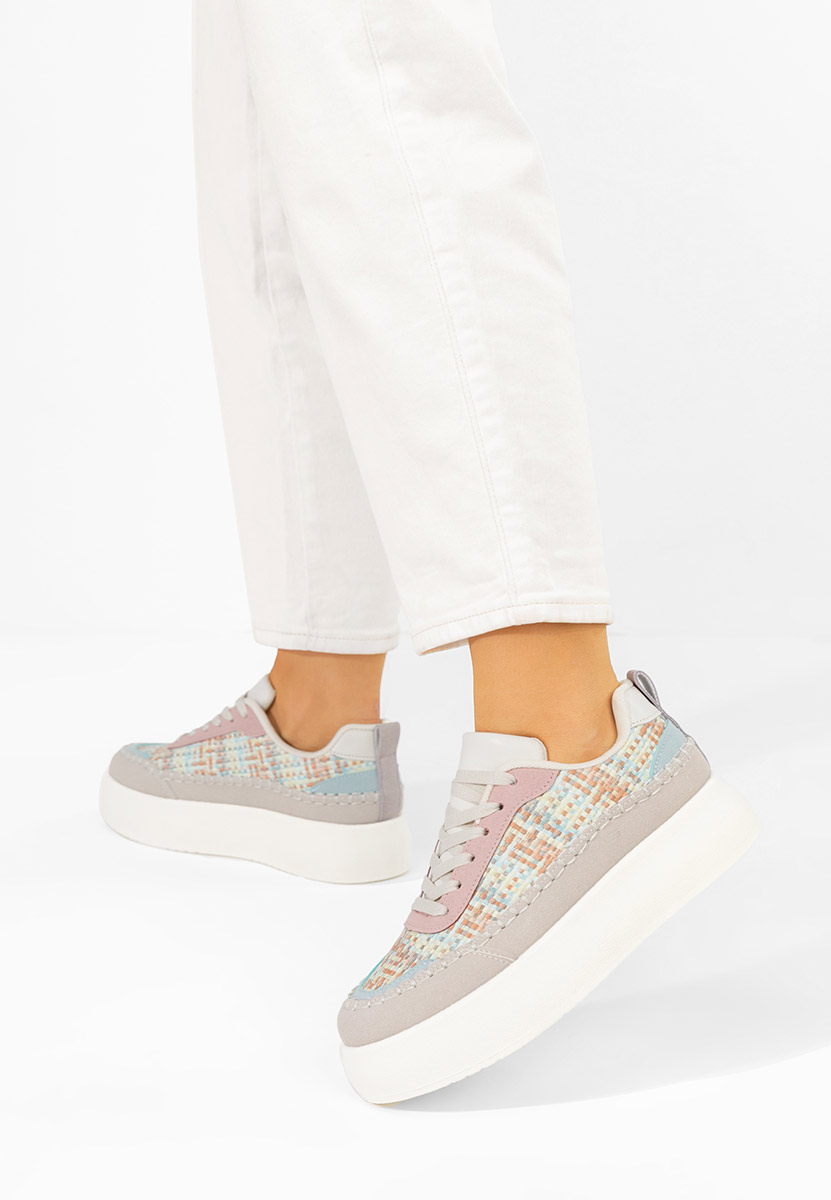 Sneakers con zeppa Cecila colorate