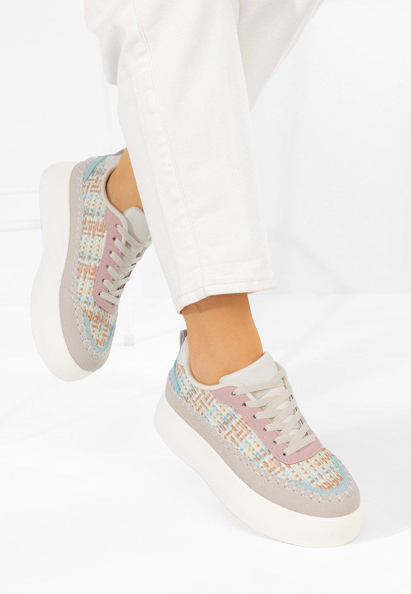 Sneakers con zeppa Cecila colorate