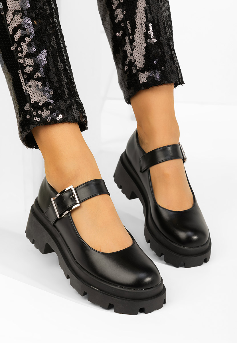 Scarpe con plateau Masovia nero