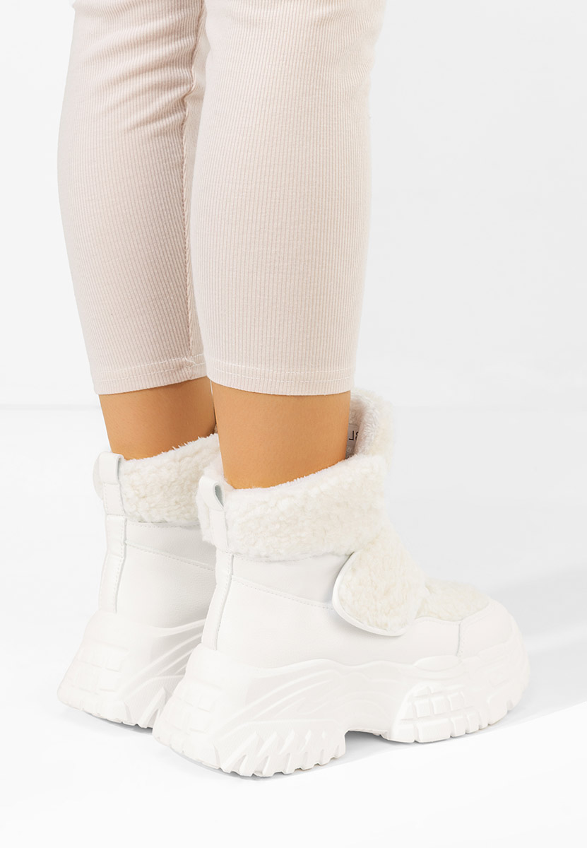 Sneakers donna invernali Comino bianchi
