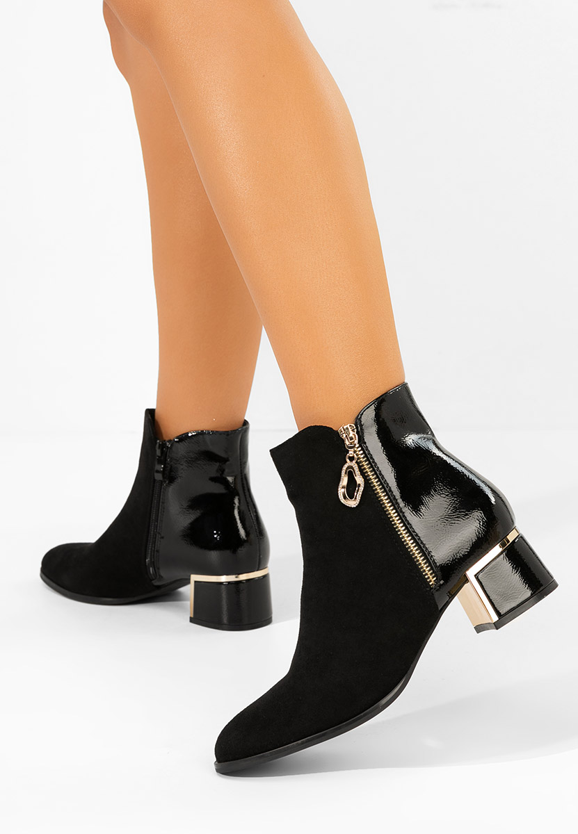 Tronchetti con tacco largo Daisina nero