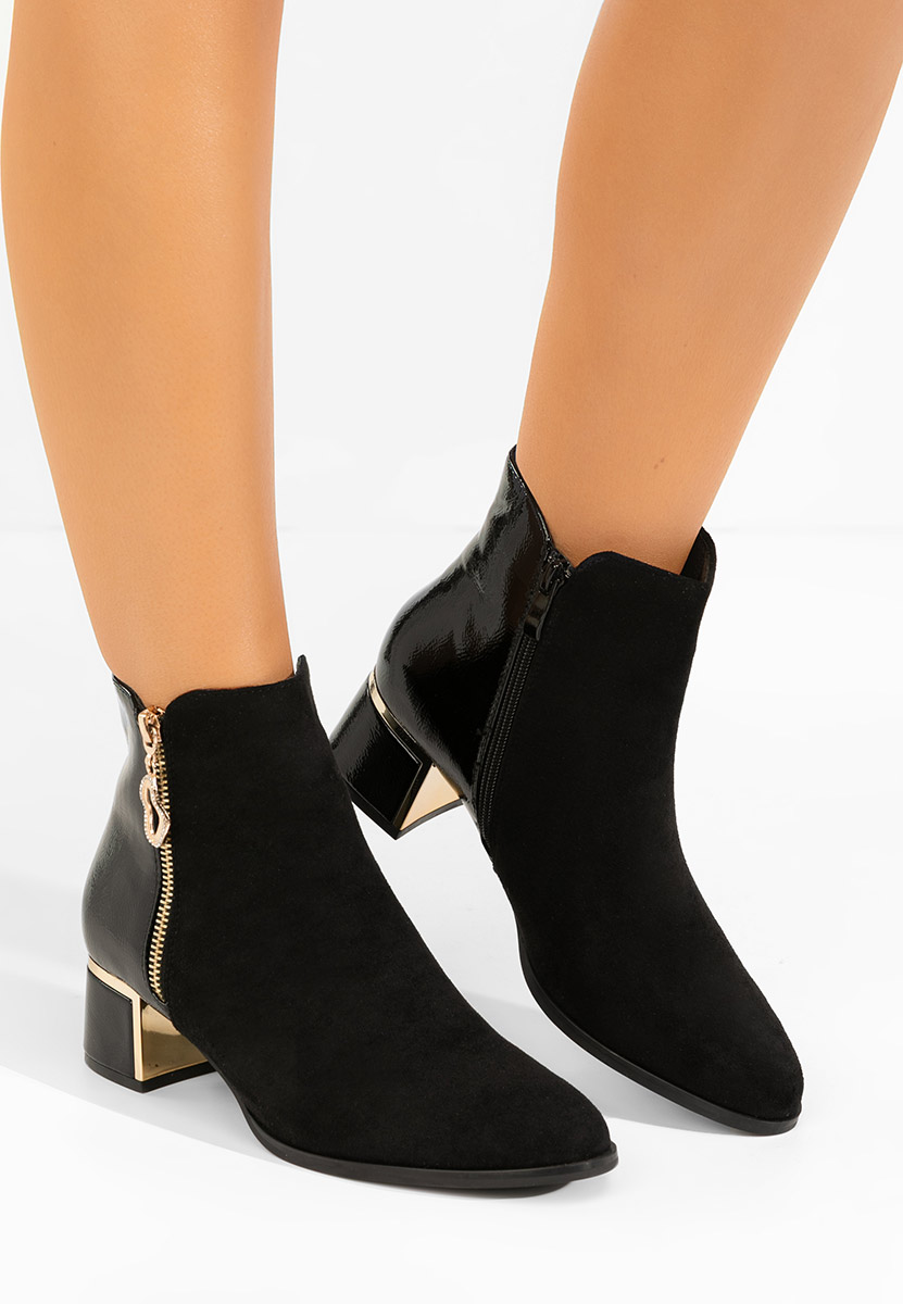 Tronchetti con tacco largo Daisina nero