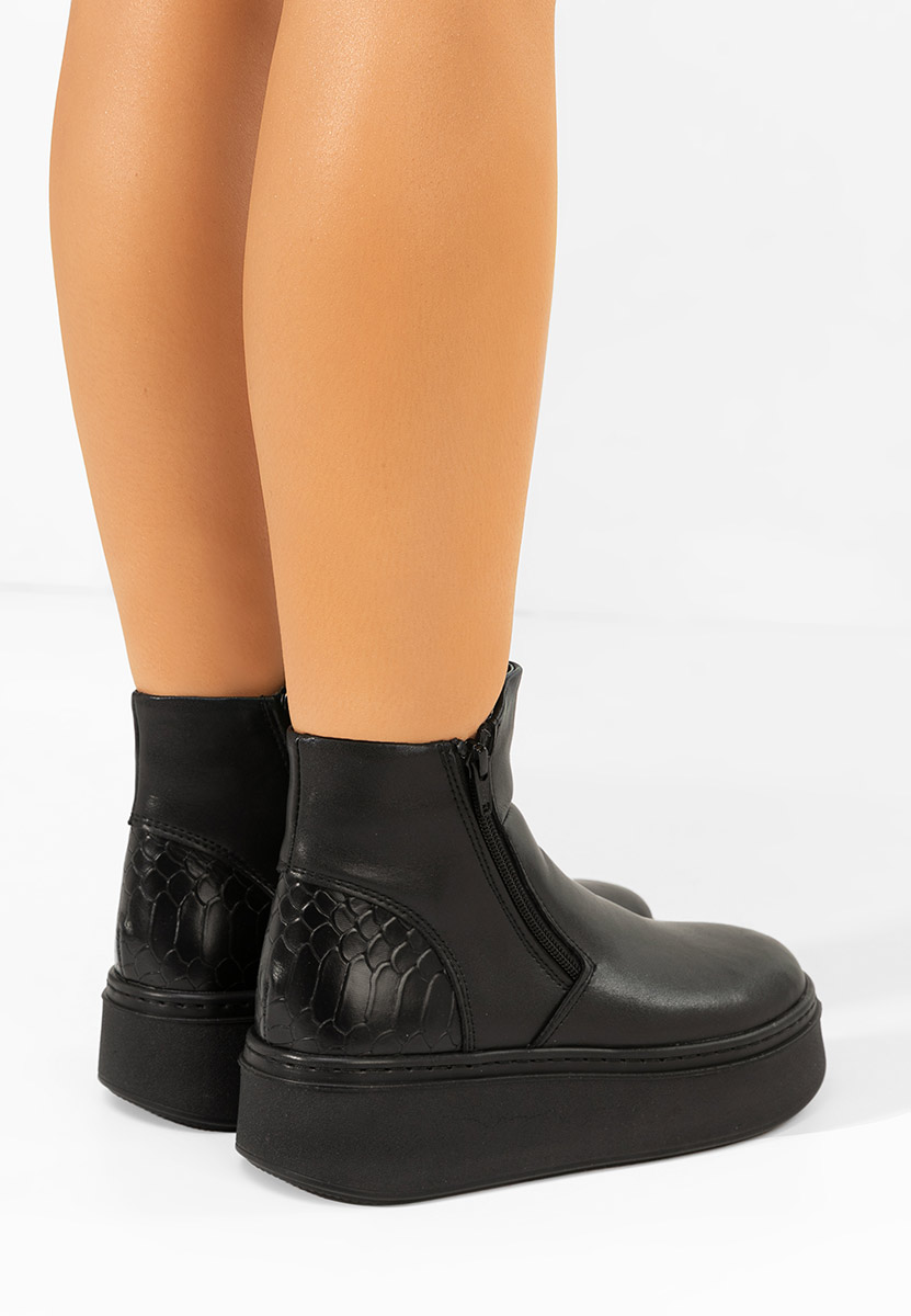 Stivaletti in pelle Andiora V2 nero