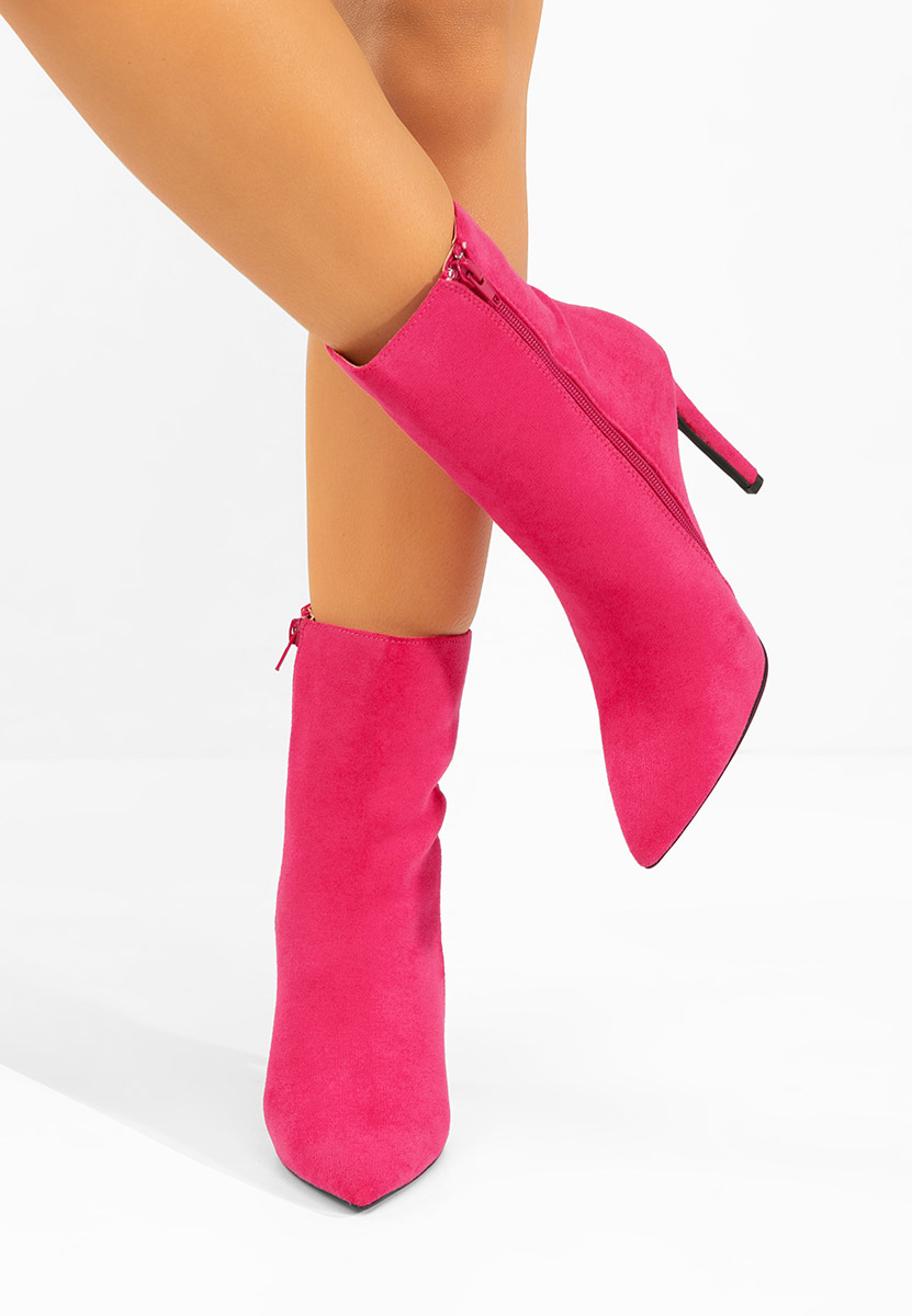 Tronchetti tacco a spillo Cendria fucsia