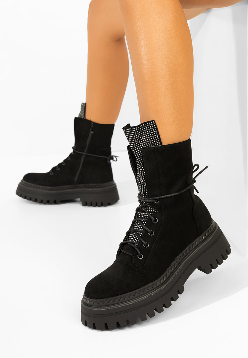 Scarponcini donna Siennara V2 nero