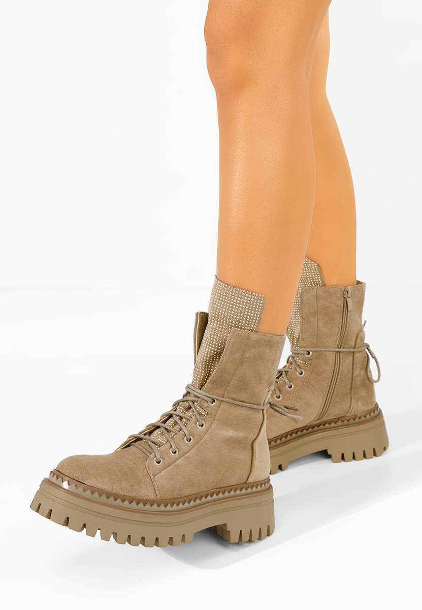 Scarponcini donna Siennara cachi