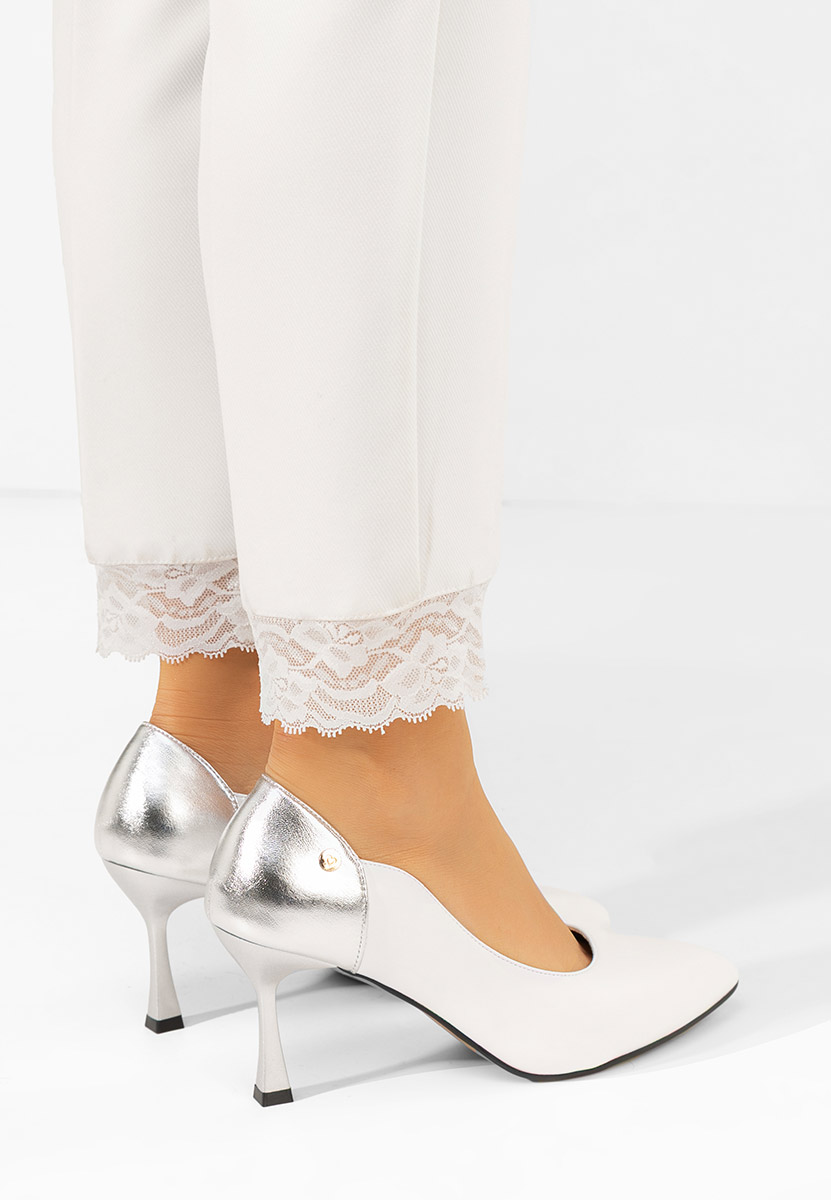 Décolleté tacco a spillo Karita bianchi