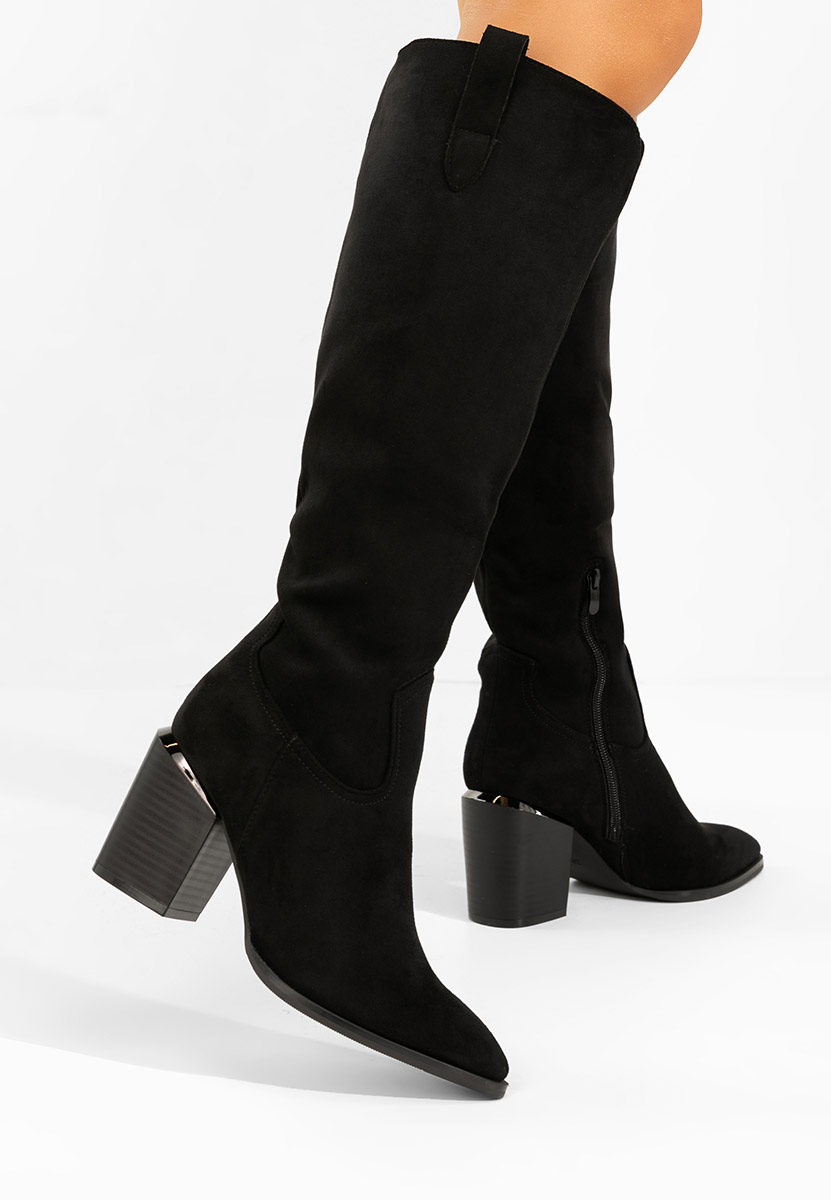 Stivali con tacco Jasaria nero