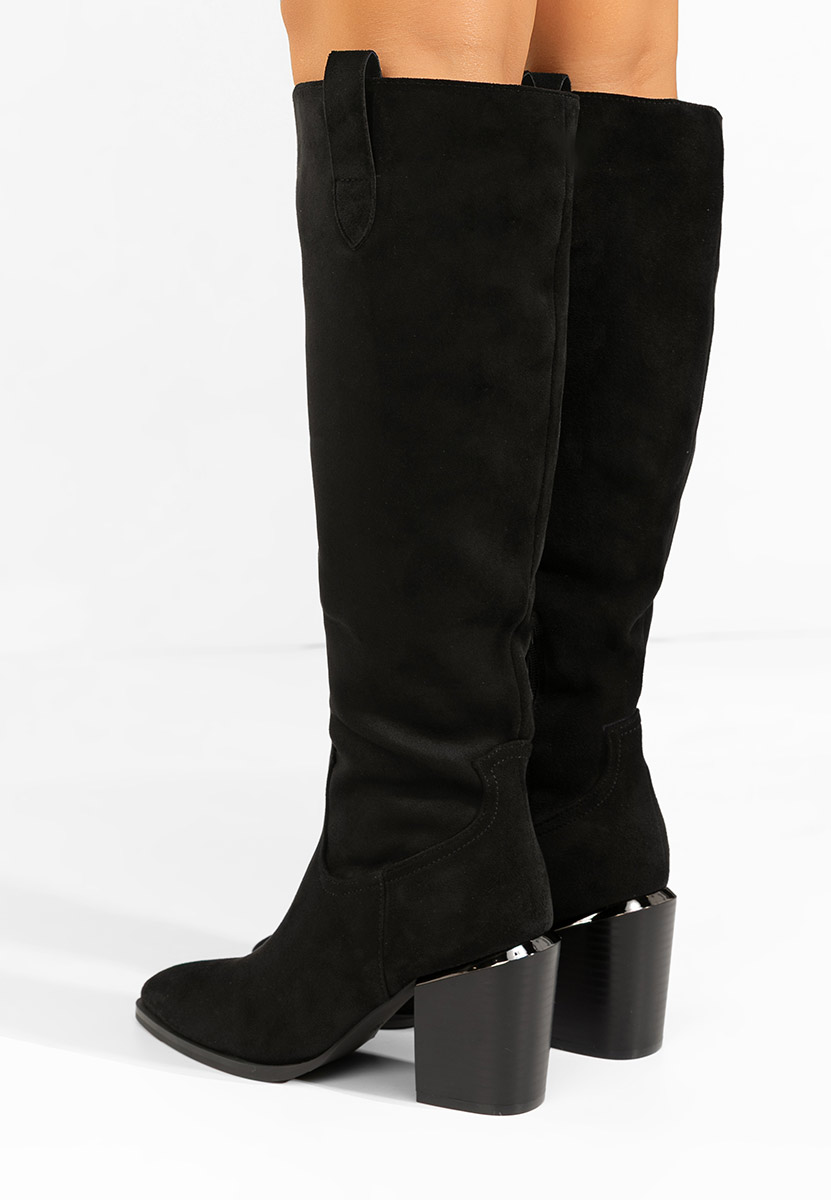 Stivali con tacco Jasaria nero