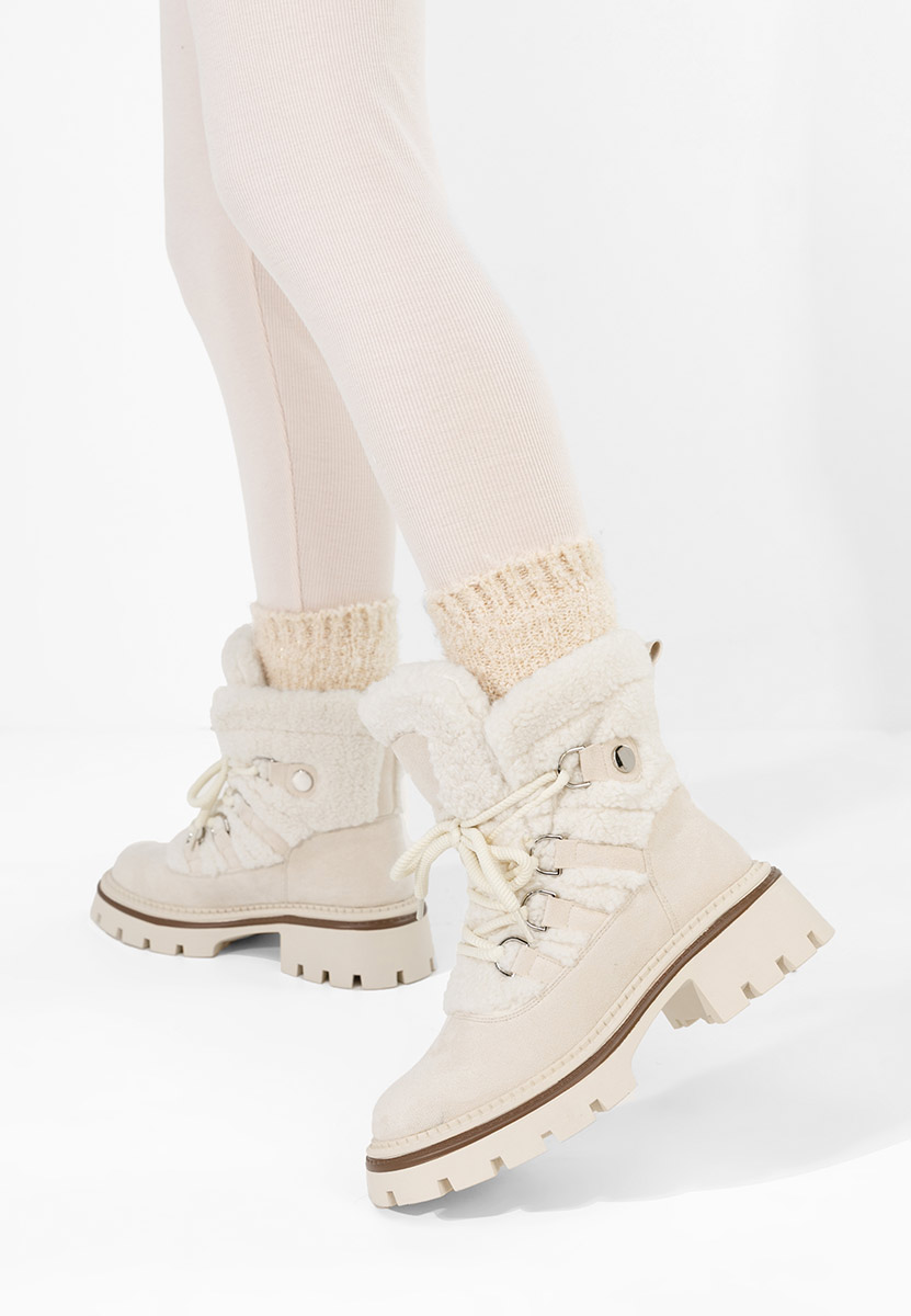 Stivaletti invernali donna Kalindra beige