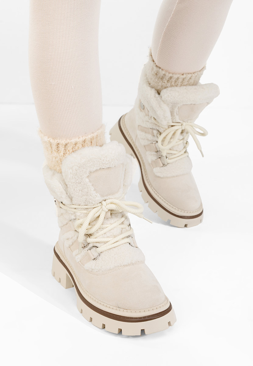 Stivaletti invernali donna Kalindra beige