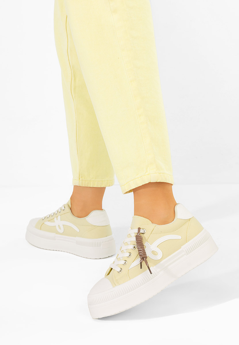 Sneakers con plateau Altamira gialli