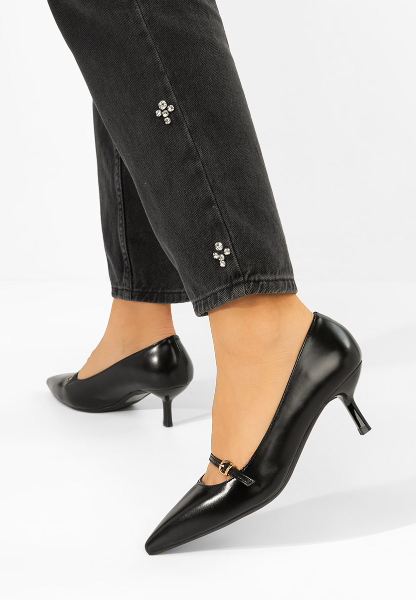 Décolleté tacco a spillo Rilora nero